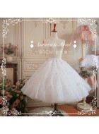 Aurora&Ariel 60cm Long Runway Most Puffy A-Line Petticoat